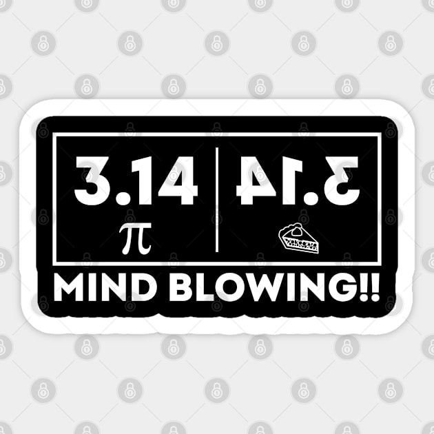 Pi Pie Mind Blowing - National Pi Day Sticker by Lexicon